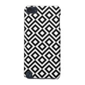 Black and White Meander iPod Touch (5th Generation) Cover (Back)