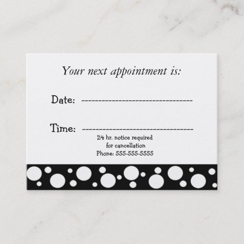 Black and White Medical Appointment