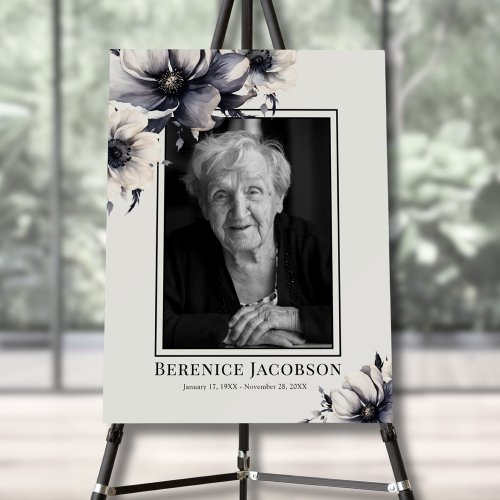 Black And White Memorial Celebration Of Life