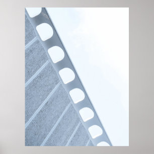 Black and white metal frame poster