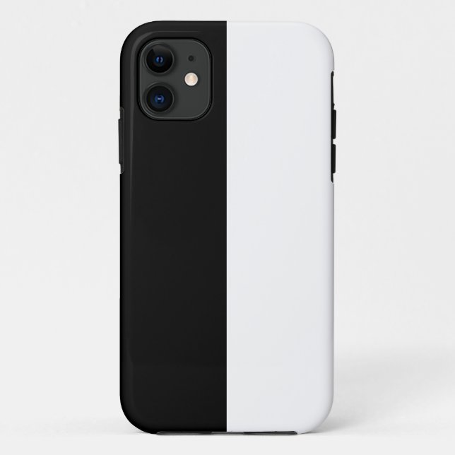 Black And White Middle Customize This Case-Mate iPhone Case (Back)