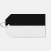 Black And White Minimalist Happy Birthday Custom Gift Tags | Zazzle