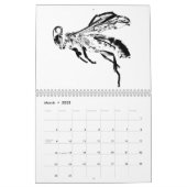 Black and White minimalist Insects - Bugs 2023 Calendar (Mar 2025)