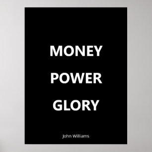 Black and White Minimalist Poster
