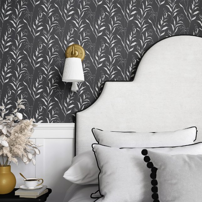 Black and White Minimalist Vine Wallpaper (Creator Uploaded)