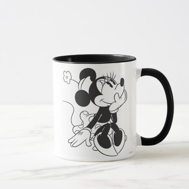 Black and White Minnie Mug (Right)