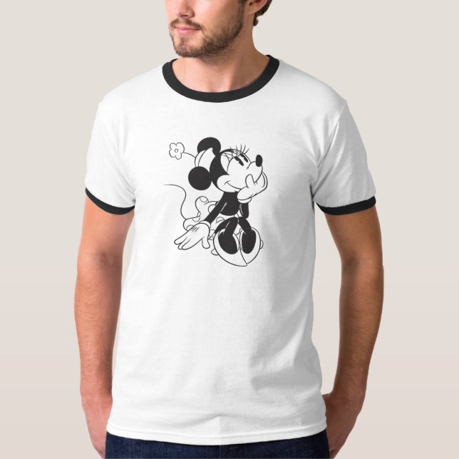 Black and White Minnie T-Shirt (Front)