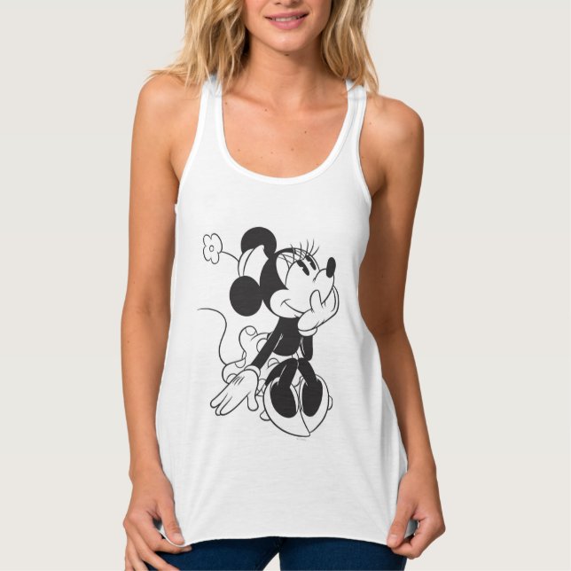 Black and White Minnie Tank Top (Front)