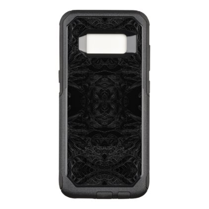 Black And White Mirrored Sunflower Sketch Design OtterBox Commuter Samsung Galaxy S8 Case