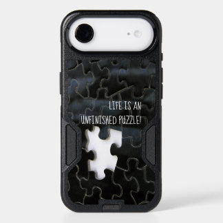 Black and White Missing Puzzle Piece Photograph iPhone 17 Air Case