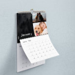 Black And White Modern 2 Photo 2024 Calendar<br><div class="desc">Introducing our Family Calendar for 2024—an elegant and modern solution for keeping your year organized in style. This customizable calendar allows you to create your own unique masterpiece with a touch of simplicity and minimalism. Perfect for the office or school, this calendar features a sleek black and white design, two...</div>