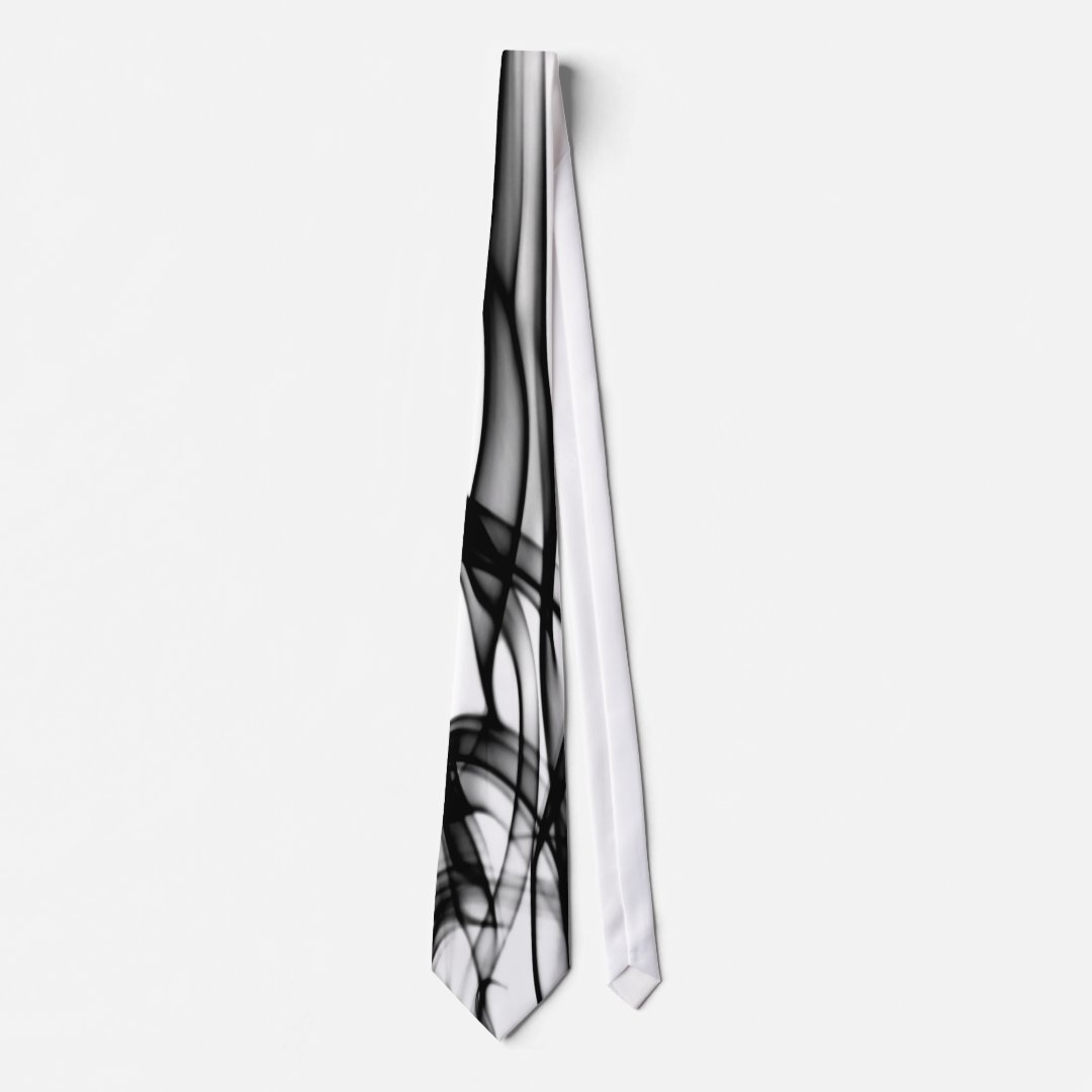 modern white tie