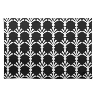 Black And White Modern Art Deco Placemats