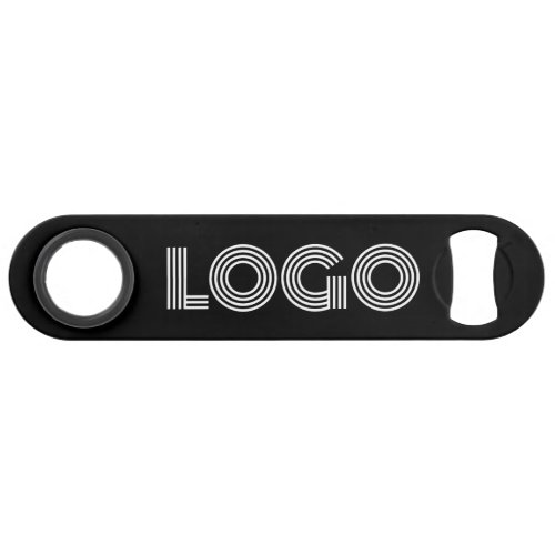 Black and White Modern Logo Promotional Bar Key
