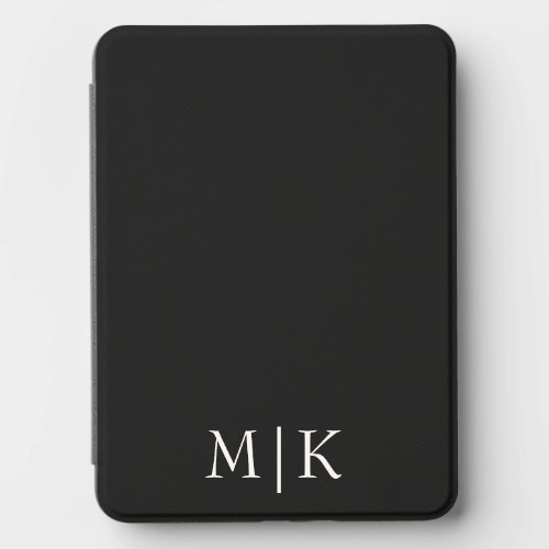 Black and White | Modern Monogram Kindle Cover