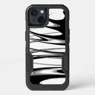 Black and White Modern iPhone 13 Case