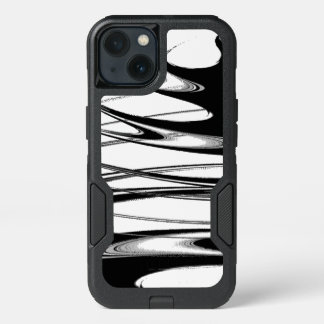 Black and White Modern iPhone 13 Case