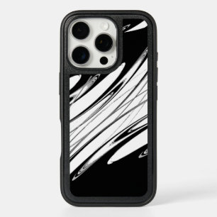 Black and White Modern iPhone 16 Pro Case