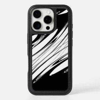 Black and White Modern iPhone 16 Pro Case