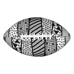 Black and white - modern pattern football