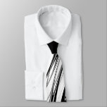 Black And White Modern Tie at Zazzle