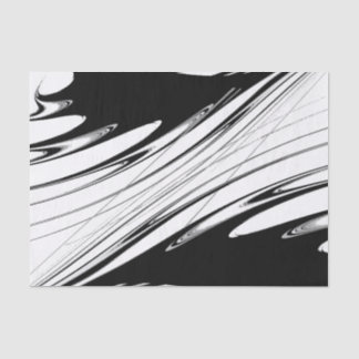 Black and White Modern Tissue Paper
