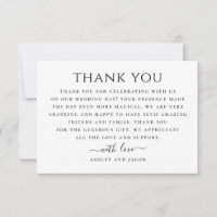 Black and white modern wedding. Simple clean