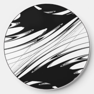 Black and White Modern Wireless Charger