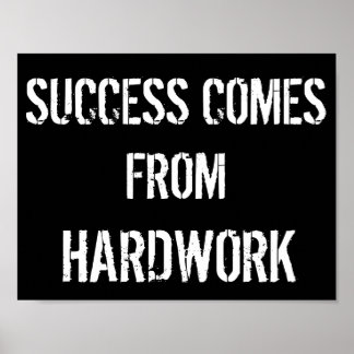 Black and White Motivational Poster