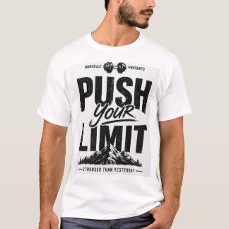Black and white motivational t shirt design