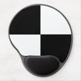 Black and white  mouse pad