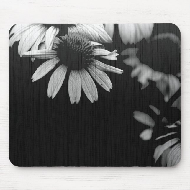 Black and white mouse pad (Front)
