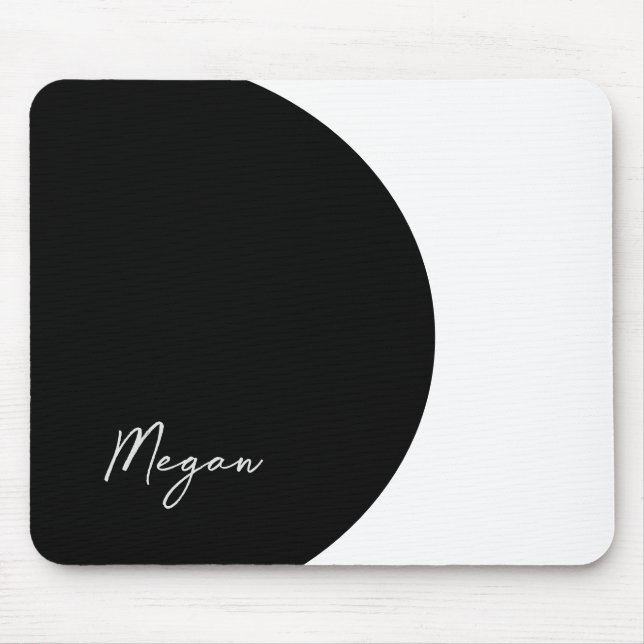 Black and White Mousepad (Front)