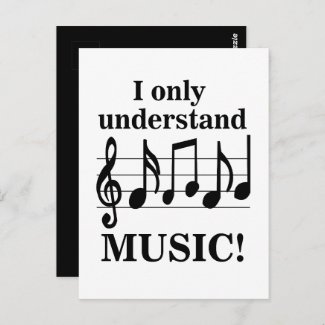 Black and White Music Notes 