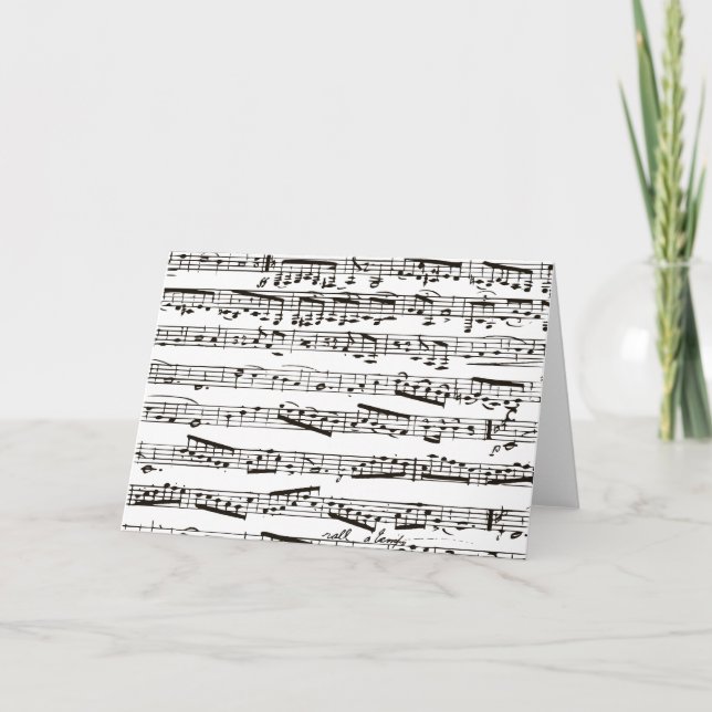 Black and white musical notes (Front)