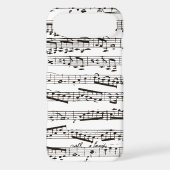 Black and white musical notes iPod touch cover (Back)