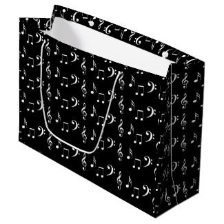 Black and White Musical Notes Musician