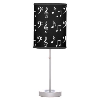 Black and White Musical Notes Musician
