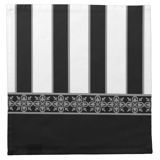 Black and white napkin (Front)