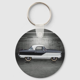 Black and White Nash Metropolitan Keychain