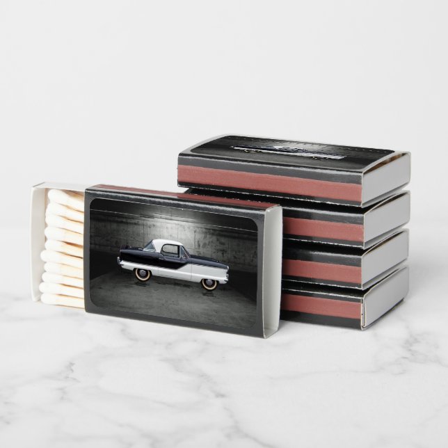 Black and White Nash Metropolitan Matchboxes (Stacked)