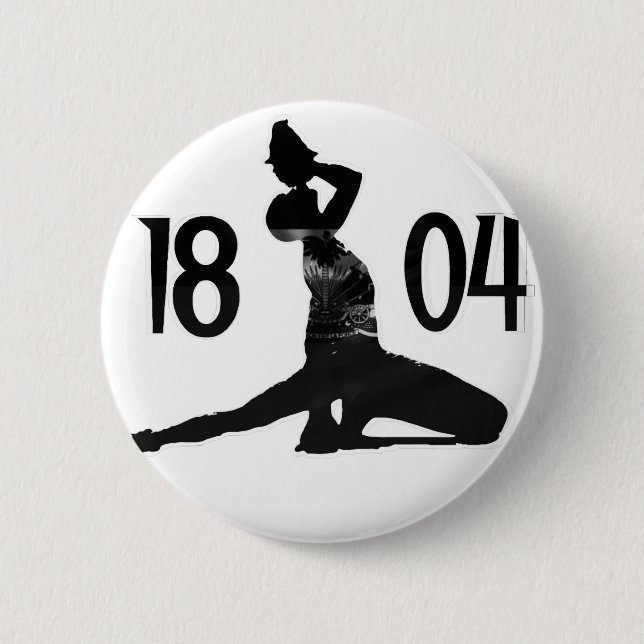 Black and White Neg Marron 1804 Haiti Tee | Haitia Button (Front)