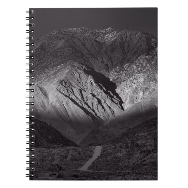 black and white night sky notebook (Front)