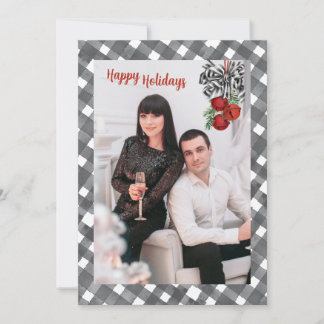 Black and White Noël Card
