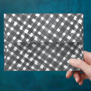 Black and White Noël Envelope