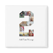 Black and White Number 2 Photo Collage