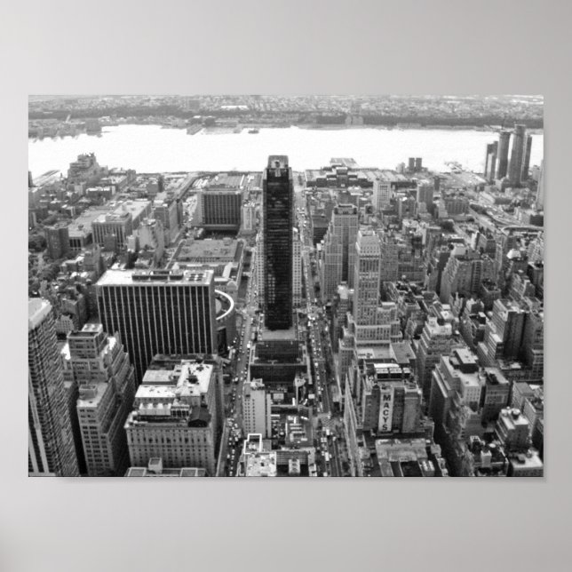 Black And White NYC Photoraph Poster (Front)