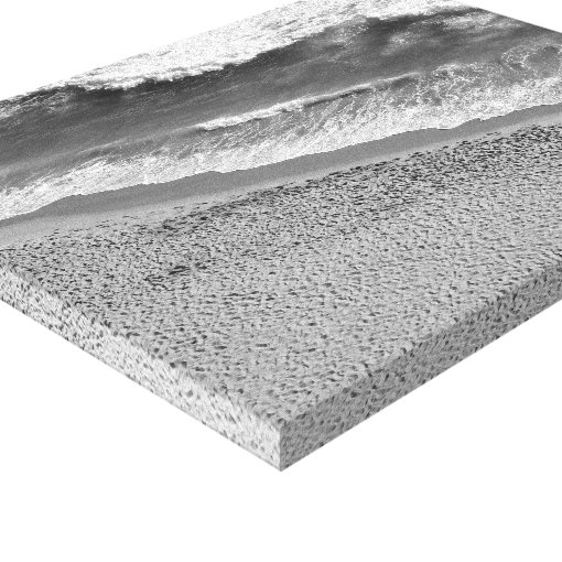 Black and White Ocean Canvas Print Zazzle