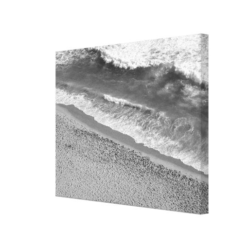 Black and White Ocean Canvas Print Zazzle
