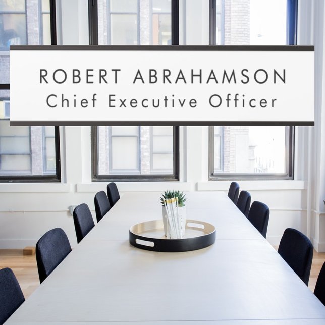 Black and White Office Door Signs Sign (Creator Uploaded)